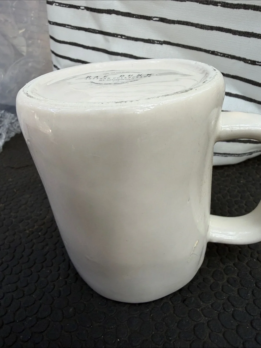 White JOY Ceramic Mug - Home Dining